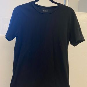 Men’s Zara solid black short sleeve T shirt - Size Small